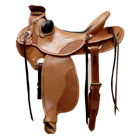 AK-Saddlery Buckaroo Oldtimer met Wade vork westernzadel 100-008