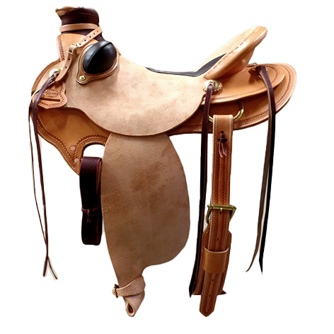 AK-Saddlery Buckaroo Oldtimer met Wade vork westernzadel 100-009