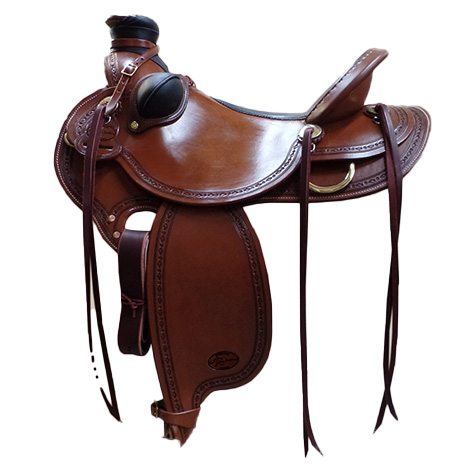 AK-Saddlery Buckaroo Oldtimer met Wade vork westernzadel 101-001 