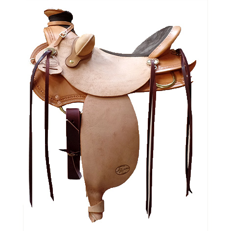 AK-Saddlery Buckaroo Oldtimer met Wade vork westernzadel 101-003 