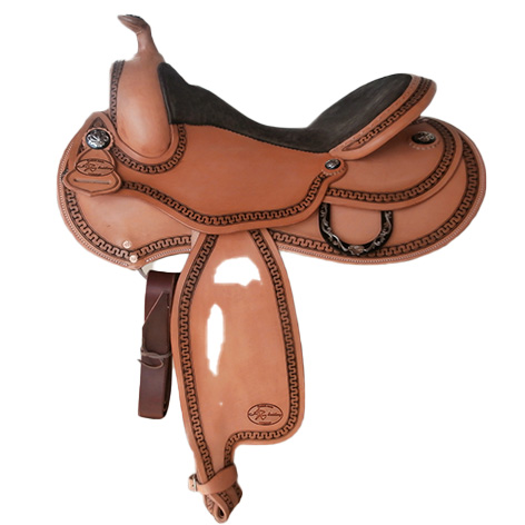 AK-Saddlery reiningzadel met afgeronde skirts 80-021