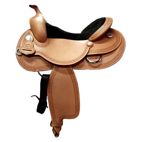 AK-Saddlery allround-westernzadel voor korte paarden 81-007