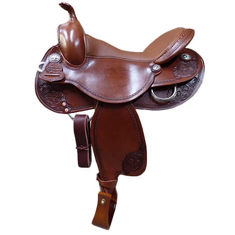 AK-Saddlery allround-westernzadel voor korte paarden 81-010