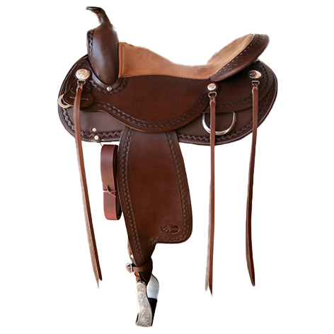 AK-Saddlery allround-westernzadel voor korte paarden 81-011