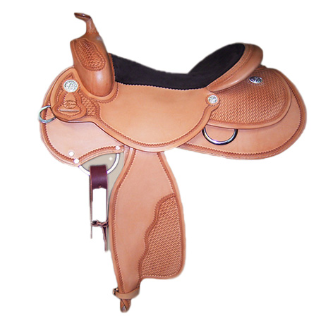 AK-Saddlery reiningzadel met cut-out skirts 90-001 