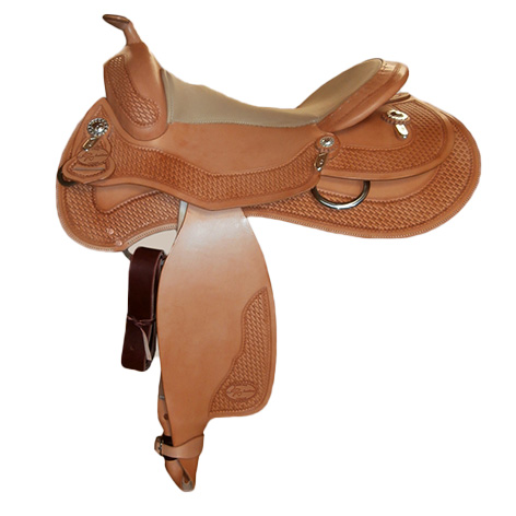 AK-Saddlery reiningzadel met cut-out skirts 90-004