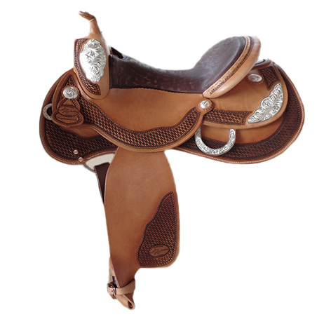 AK-Saddlery reiningzadel met cut-out skirts 90-007