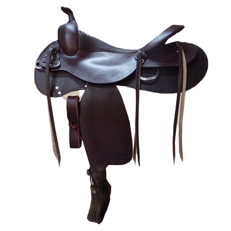 AK-Saddlery reiningzadel met cut-out skirts 90-010