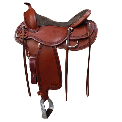 AK-Saddlery westernzadel met drop-down rigging 99-007