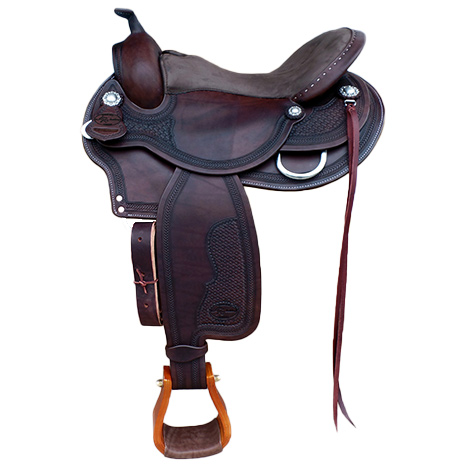 AK-Saddlery westernzadel met drop-down rigging 99-012