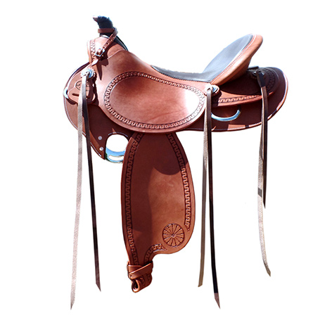 AK-Saddlery Buckaroo Oldtimer met Wade vork westernzadel 101-004